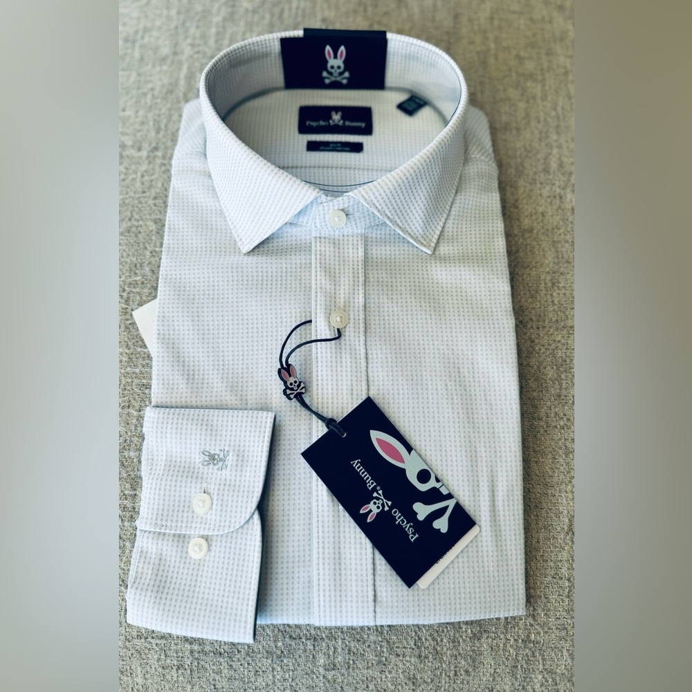 Psych Bunny non iron slim fit shirt